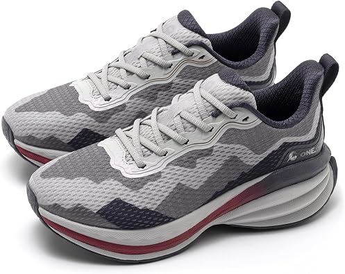 ONEMIX Mens Lightweight Running Shoes, Wide Toe Box Design, Breathable Walking Sneakers - Cushioned Non Slip Tennis Gym Training Workout Fashion Jogging Sport Shoes