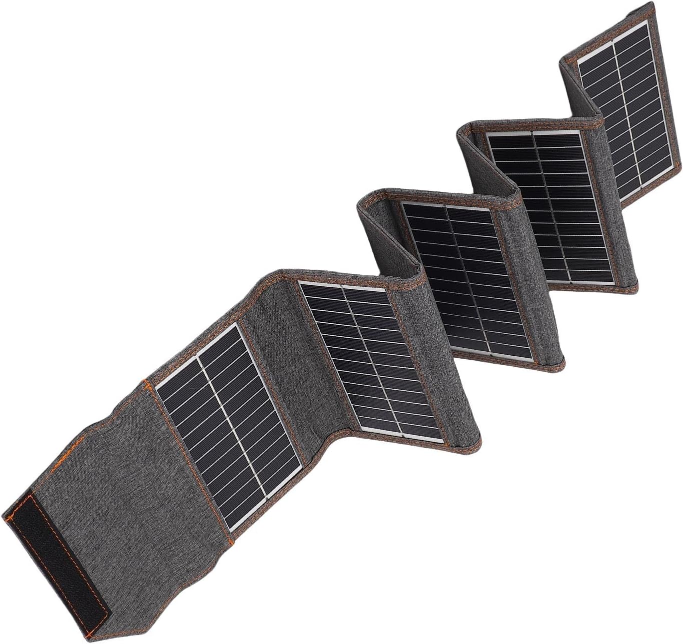 Aramox 16W Portable Solar Panel Charger, Monocrystalline Silicone, USB Port, Oxford Cloth for Camping Hiking Emergency