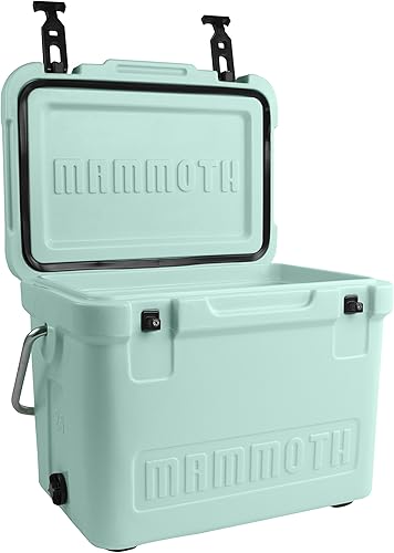Miniatura 40 de Mammoth Coolers Serie Cruiser, cofre de hielo rígido aislado con construcción duradera de doble pared rotomoldeada, ideal para actividades Beige
