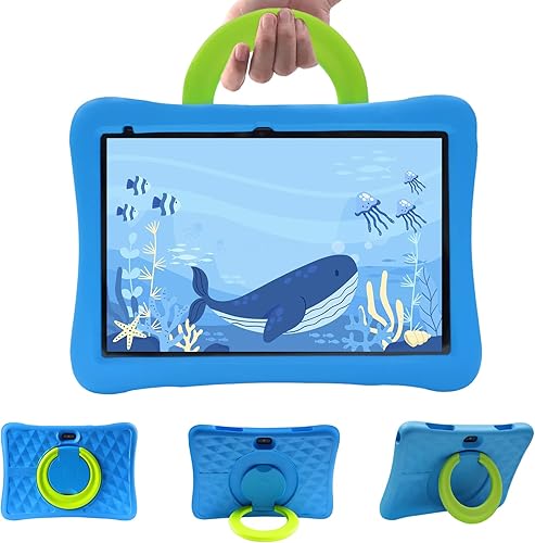 BYANDBY Tableta para niños de 10 pulgadas, tableta Android para niños, pantalla IPS HD 1280 X 800, 2GB+32GB ROM, juegos, Wi-Fi, control parental,