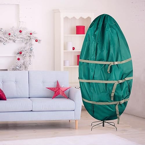 Miniatura 7 de JUOPZKENN Bolsa de almacenamiento vertical para árbol de Navidad, bolsa vertical de almacenamiento para árbol de Navidad, cubierta antipolvo para