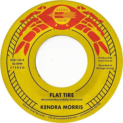 Flat Tire por Kendra Morris, capa do álbum