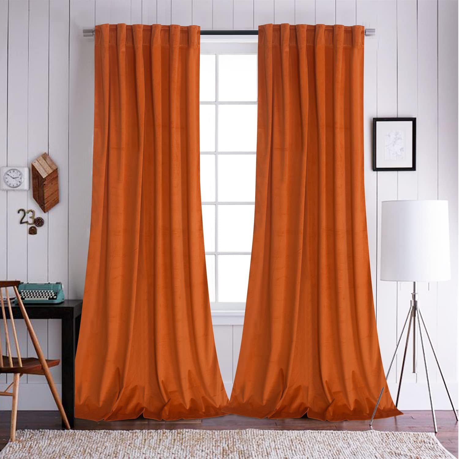 Amazon Orange Velvet Curtains Elegant Window Drapes For Living amazon-orange-velvet-curtains-elegant-window-drapes-for-living