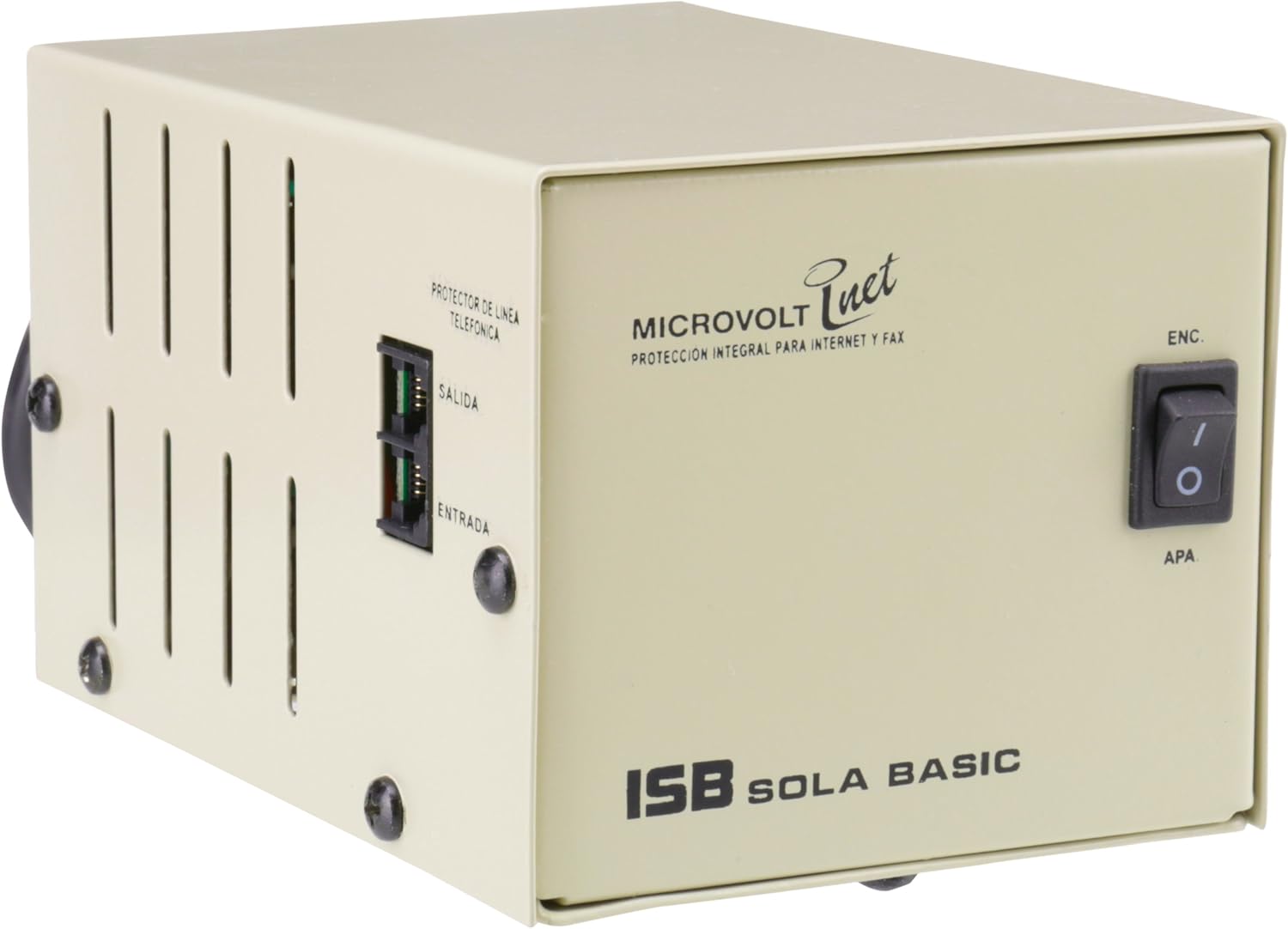 Industrias Sola Basic REGSBA010 Regulador Microvolt 1000 VA, Negro ...