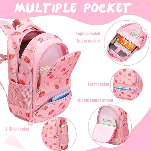 Miniatura 4 de Mochila de unicornio para niñas, mochila escolar para niñas, mochila escolar de unicornio para niñas, juego de mochila escolar para la escuela