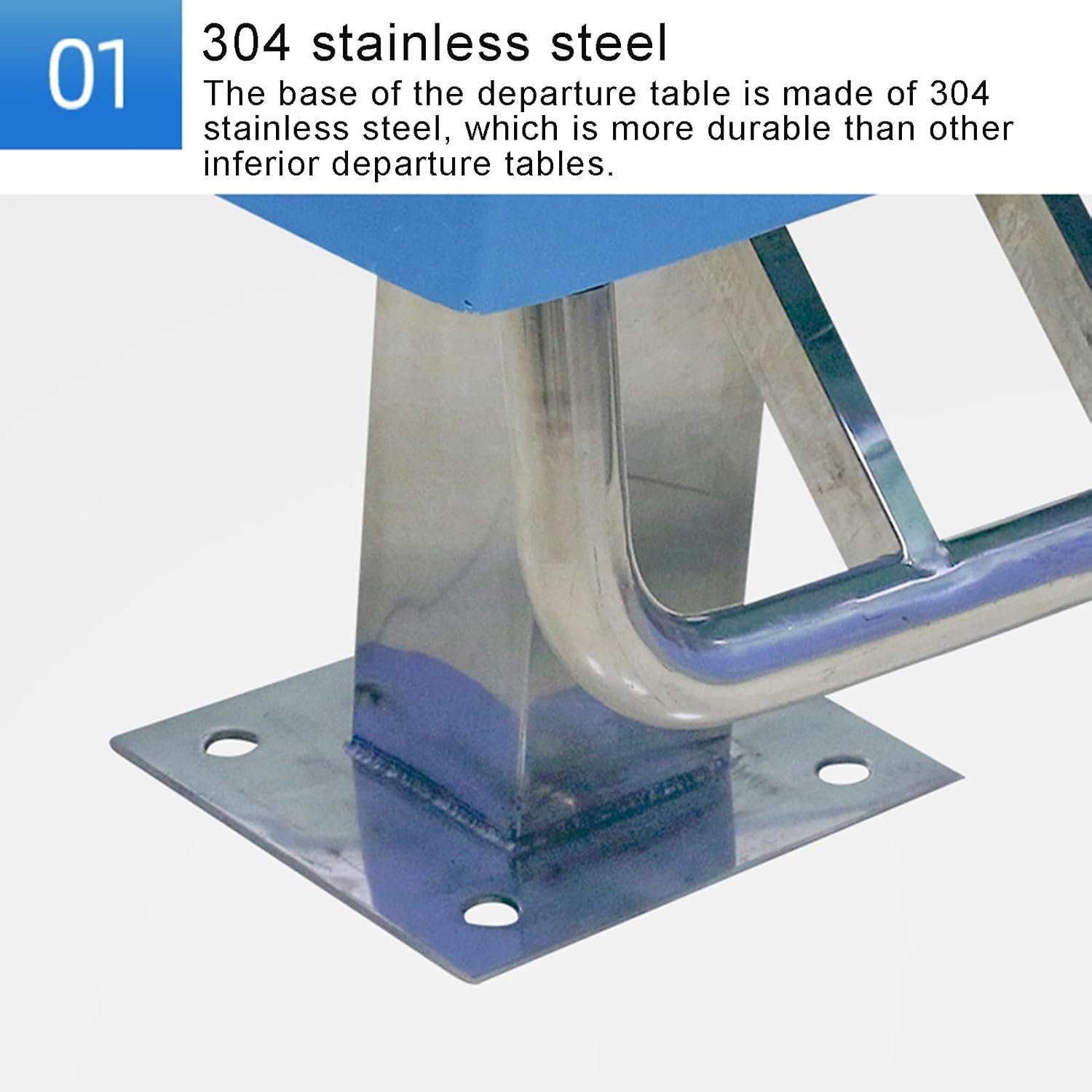 Professional Diving Board for Competition, Indoor/Outdoor Use, Stainless Steel Base, Durable Diving Platform for Pools, Easy Direct Installation, Ideal for Stadiums