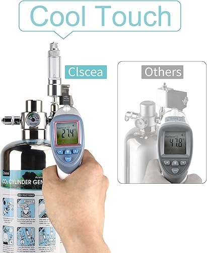 Miniatura 5 de Generador de sistema de CO2 de acuario de 1,3 L con válvula solenoide reguladora para plantas de acuario (G600SMini)