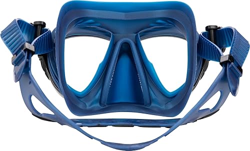 Miniatura 4 de Cressi Máscara de buceo para adultos con sistema de niebla avanzado y visibilidad mejorada hacia abajo, Quantum fabricada en Italia