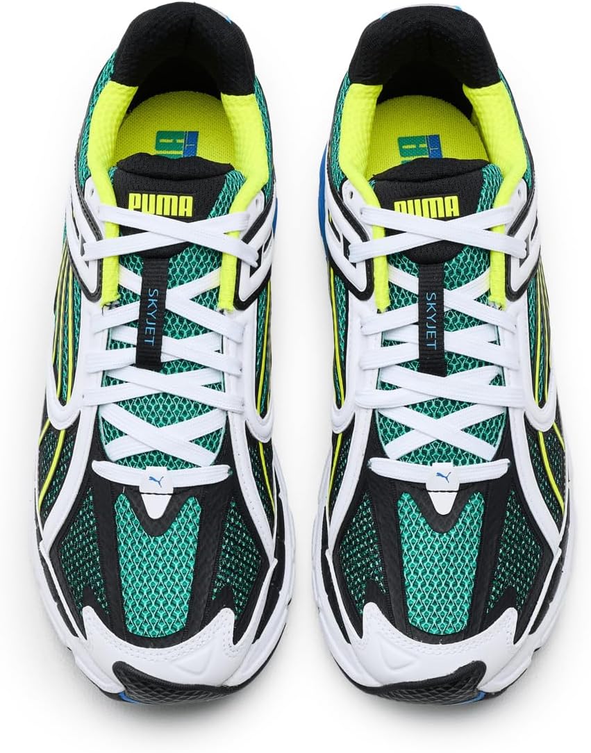 PUMA Mens Skyjet Lace Up Sneakers Shoes Casual - Green