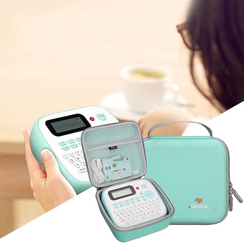 Miniatura 4 de Aproca Estuche protector de almacenamiento de viaje duro, para máquinas de etiquetas Vixic 2023 D210S portátil y cintas