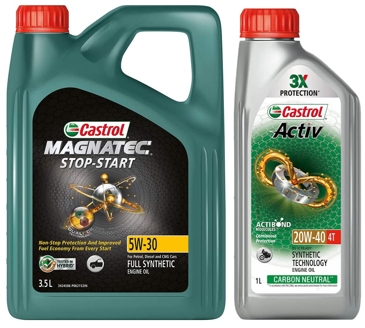 Castrol MAGNATEC StopStart 5W30 Full Synthetic Engine Oil for Petrol