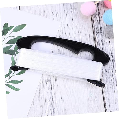 Miniatura 5 de VILLCASE Cuerda Niños Herramientas Cometa Winder Volador Cuerda Cuerda Cuerda Carrete Mango Línea Roja Niño Con Línea Negro Aldult