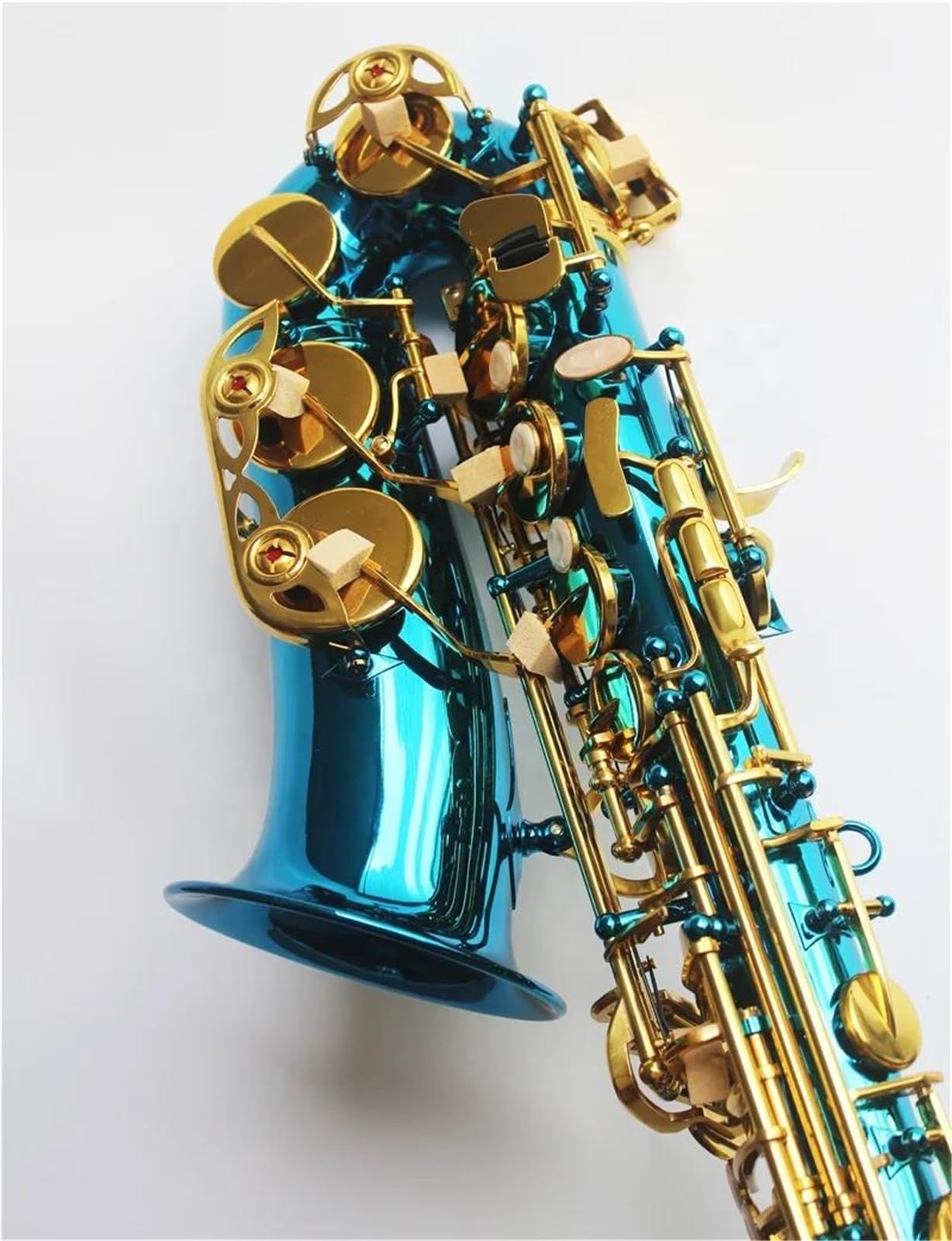 Sassofono Contralto Placcato In Nichel Blu Per Strumenti A Fiato Sassofono