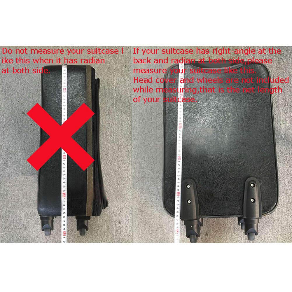 BACAR Cnamid5 1 Pc 28inch Aluminum Suitcase Telescopic Pull Out Luggage Handle Replacement G074 Usually