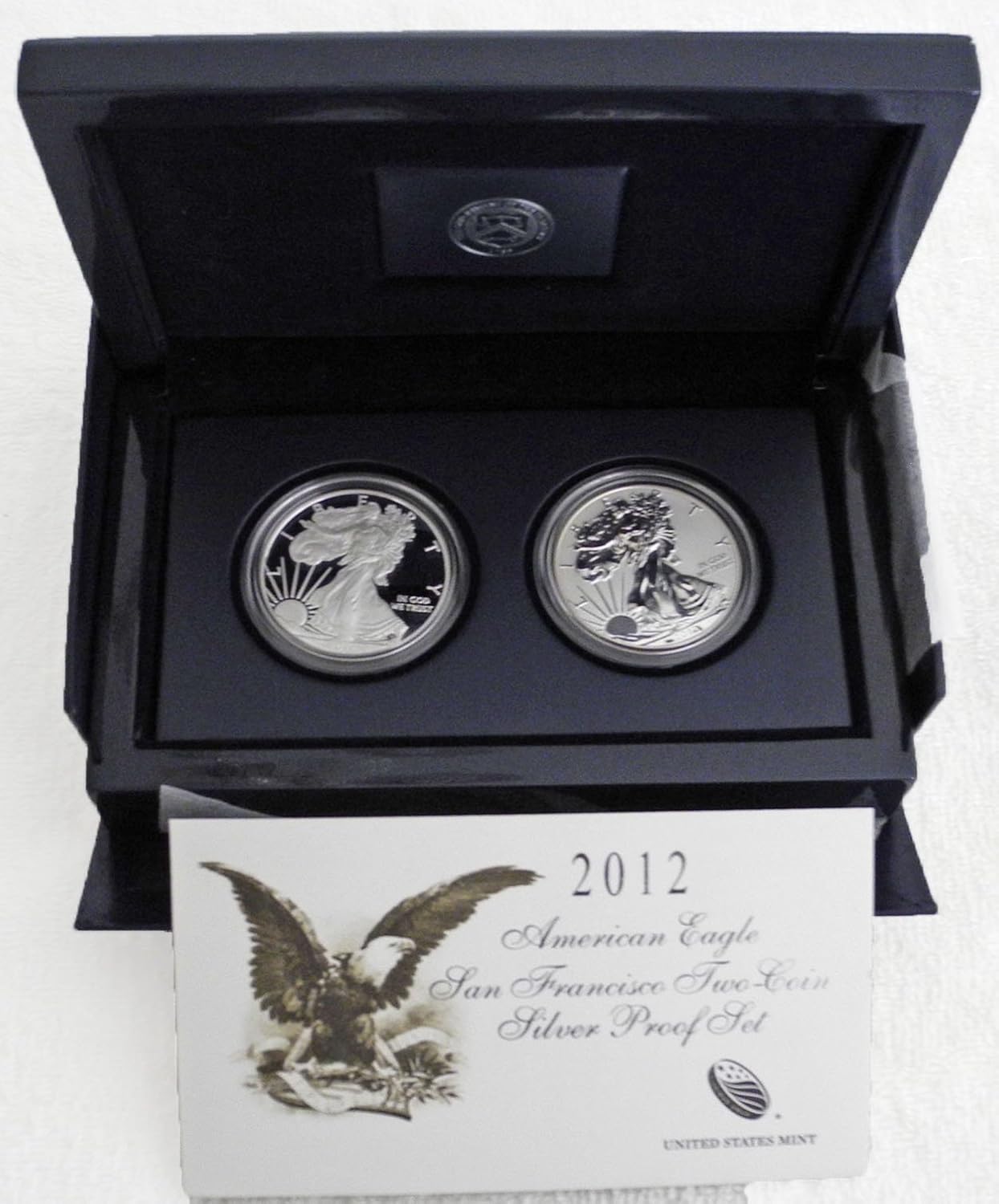 2012 Collection 2012 American Eagle San Francisco Two-Coin Silver Proof Original Mint Packaging