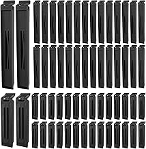 Newpop Pack of 60 Sealing Clips for Bags, Food Clips Clips for Bags Closure, Bag Clips Black, Sealing Clips, Bag Clips for Freezer Bags, Bag Clips Kitchen