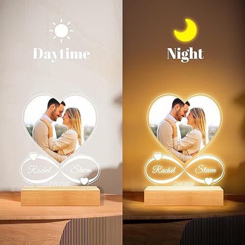 Miniatura 4 de Marco de fotos personalizado, marcos de fotos personalizados, marco de fotos personalizado, regalo de aniversario personalizado para el día de San