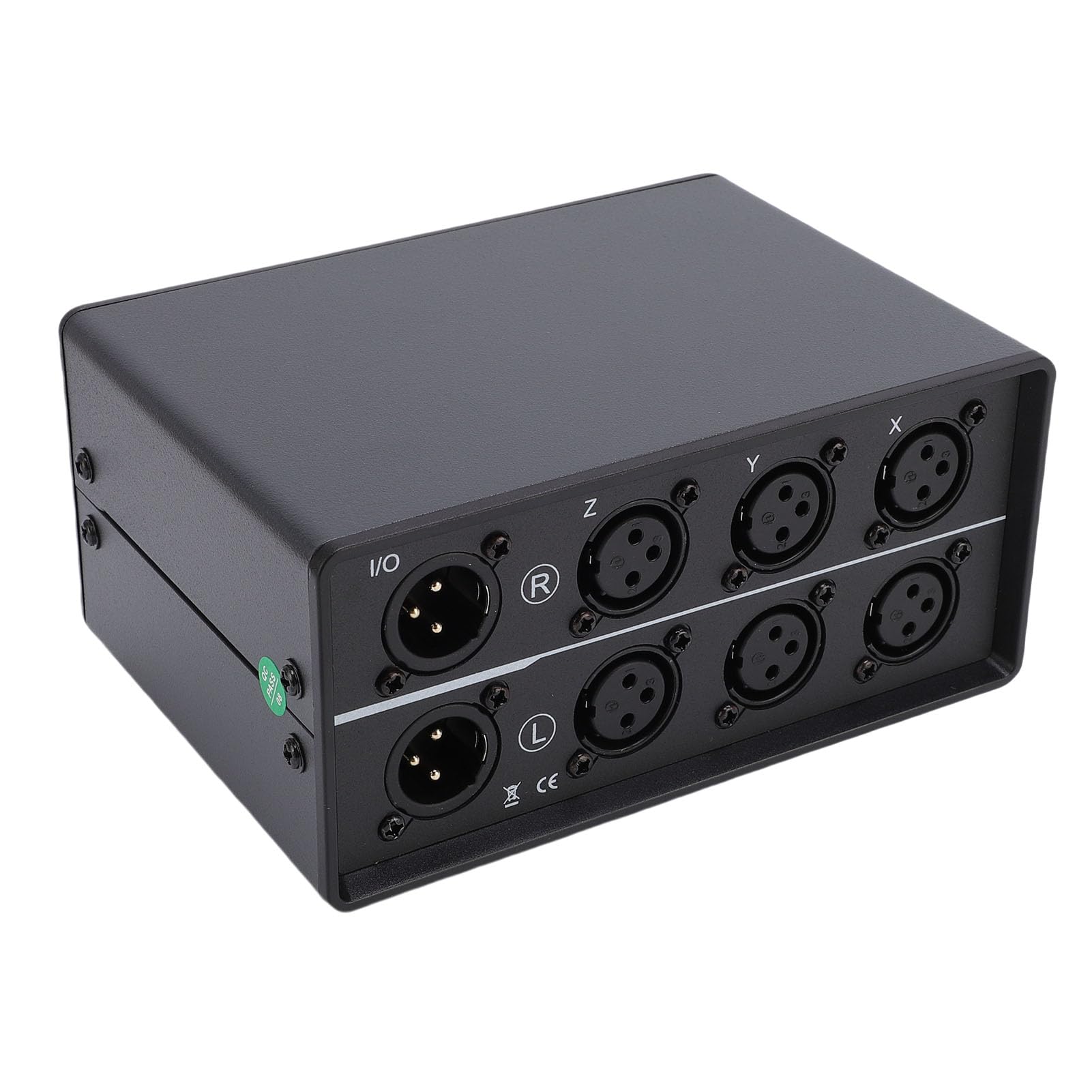 Convertidor Equilibrado de Interruptor de Audio XLR de Salida 3 en 1 para Comparación de Sonido de Material de Aleación de Aluminio Portátil