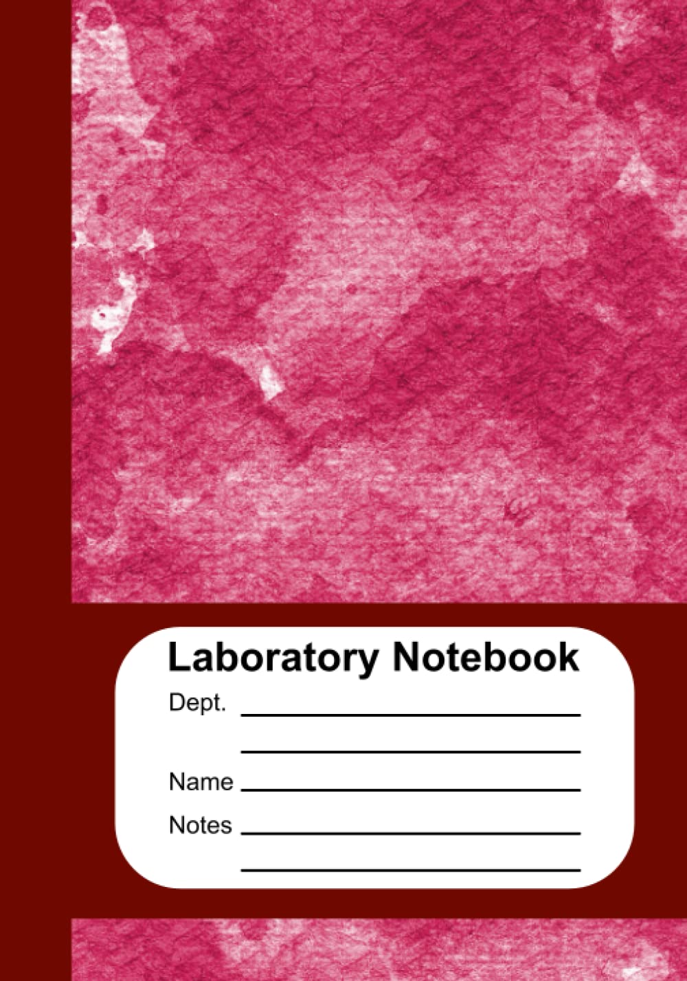 Laboratory Notebook Rose Red: Lab Journal with Grid Quad Ruled Graph Paper Book and Recording Pages for Experiment and Project