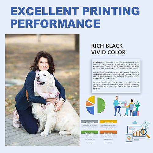 Miniatura 8 de LC401 LC401BK negro para Brother LC401 LC401XL Cartucho de tinta negra funciona con impresoras Brother MFC-J1010DW, MFC-J1012DW y MFC-J1170DW