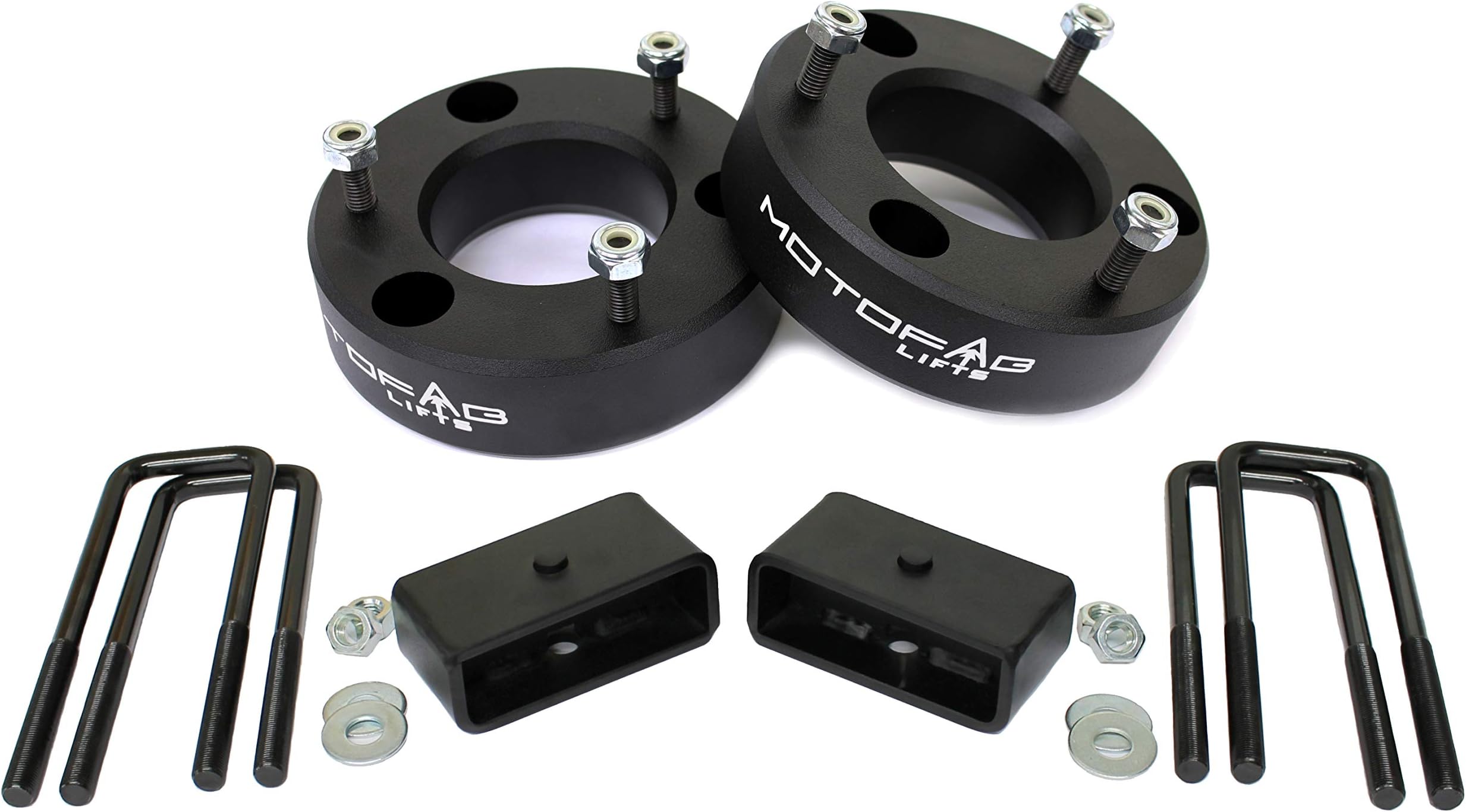 MotoFabLifts CH-2.5F-2R-19 2.5 in Front and 2 in Rear Leveling lift kit that is compatible with 2019-2025 GMC Sierra Chevy Silverado