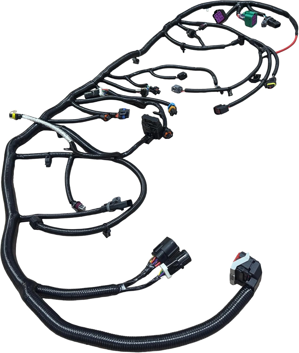 PartsFlow Replace# 3C3Z12B637AB Engine Wiring Harness, Car Wire Harness for 2003 Ford F250 F350 F450 F550 Super Duty Excursion Diesel 6.0L Built Before 1/30/2003