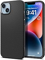 Vista 55 de Spigen Liquid Air - Funda diseñada para iPhone 13 Mini (2021), color negro mate