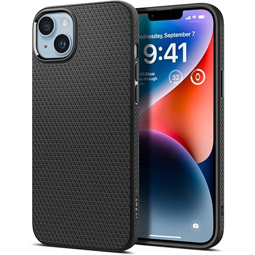 Spigen Liquid Air Armor Designed for iPhone 14 Case (2022) - Matte Black
