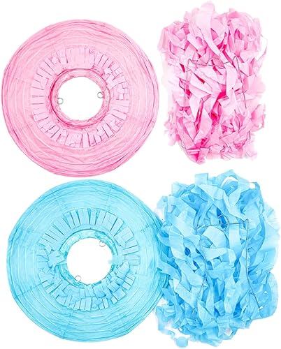 2 linternas para niños, decoración del océano, decoración para niños, recuerdos de fiesta, linterna de papel, linternas de papel coloridas,