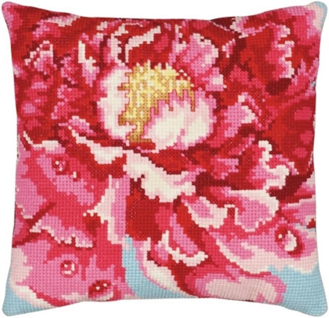 Janlynn Big Stitch Tree Peony Cntd x-Stitch Kit-16 Inch x16 Inch