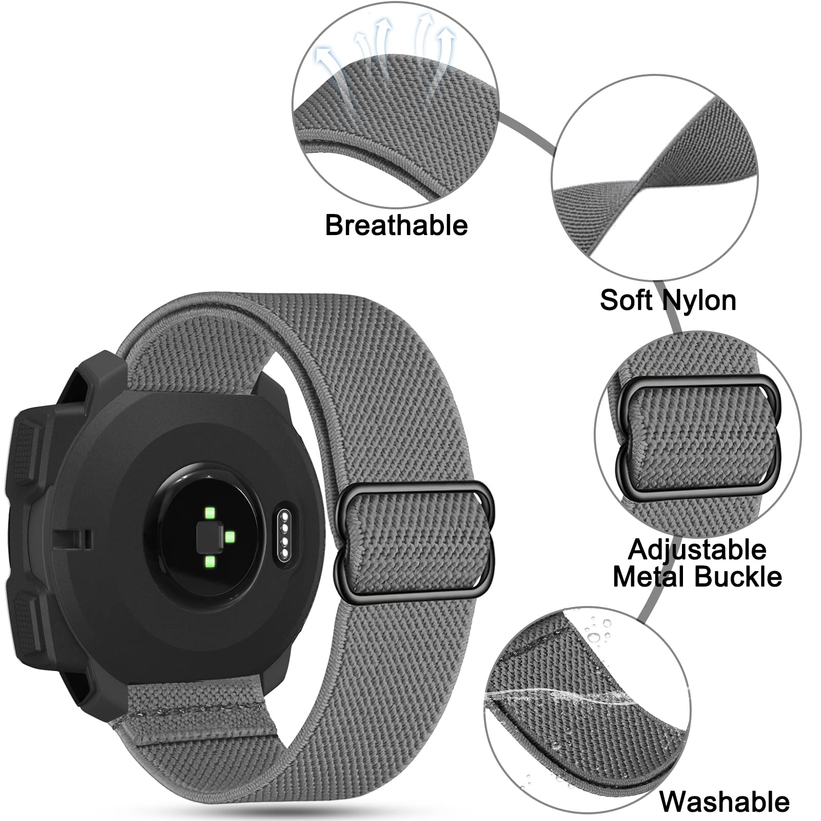 Strap Garmin Instinct Elastic Loop - Image 2