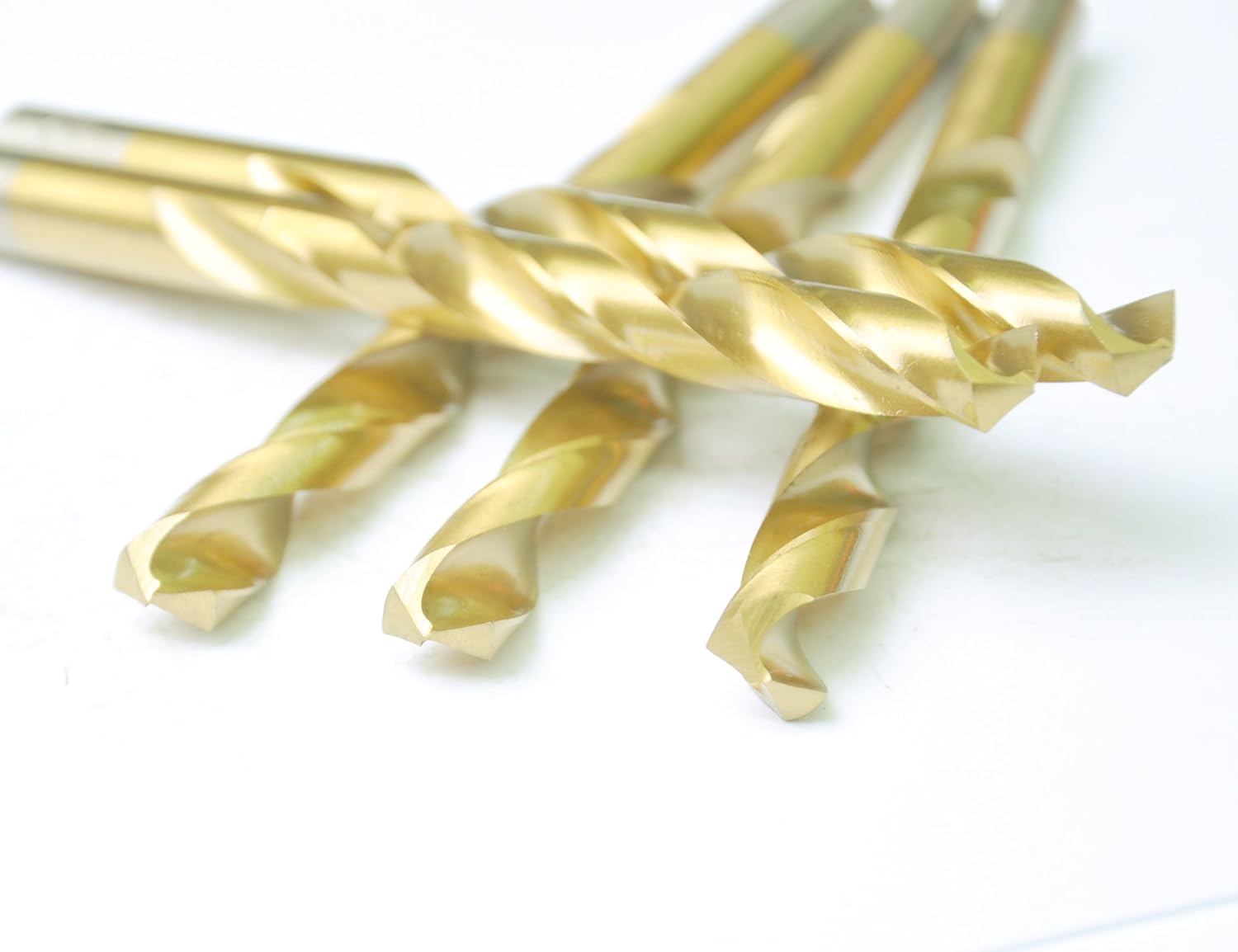 5PCS, 1/2", Titanium Coated Drill Bits
