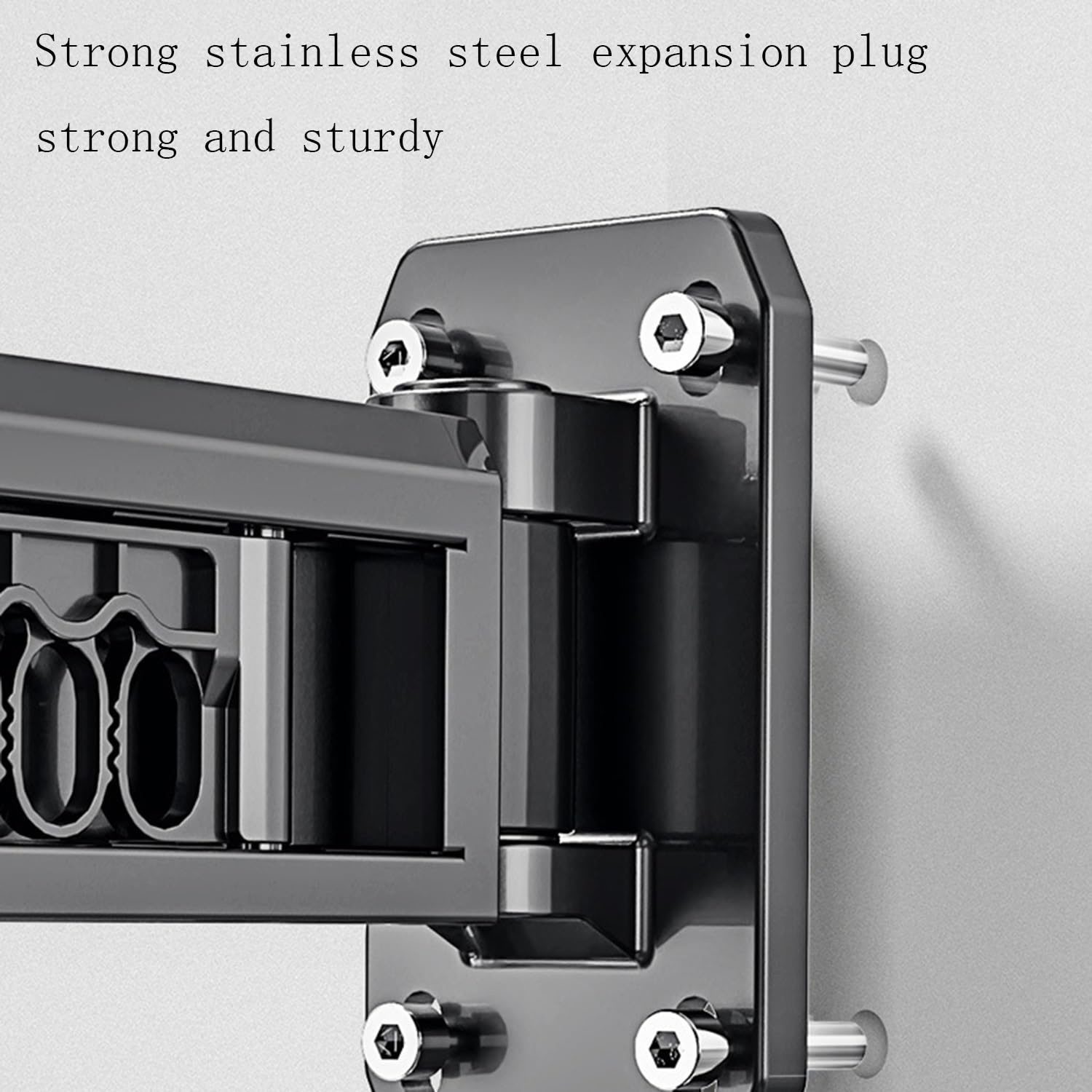 An der Wand montierter, zusammenklappbarer Flügel-Wäscheständer, zusammenklappbarer Wäscheständer aus Aluminiumlegierung, 16 + 45 Haken, platzsparender Wäscheständer for den Innenbalkon(Silver)