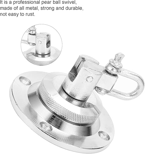 Miniatura 3 de Gancho giratorio de bolsa de velocidad, gancho de acero inoxidable para colgar bolsas, con rodamiento de bolas de 360°, gancho de techo resistente
