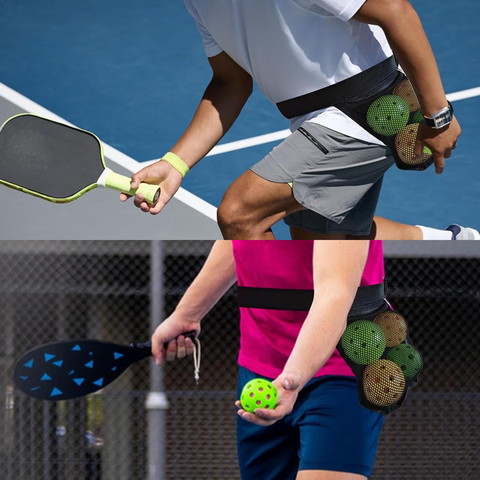 Tennis Belt Holder Ball Bag Sac Accessoires Ceinture Hanche