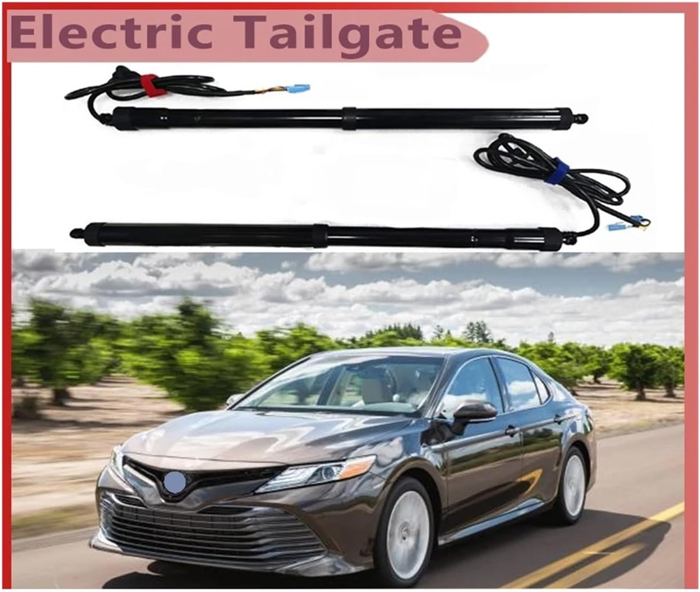 Car Accessory Electric Tailgate Modified Automatic Lifting Electric Motor Compatible with Trunk Car Assecories Compatible with Toyota Camry 2012-2017(No Kick Sensor)