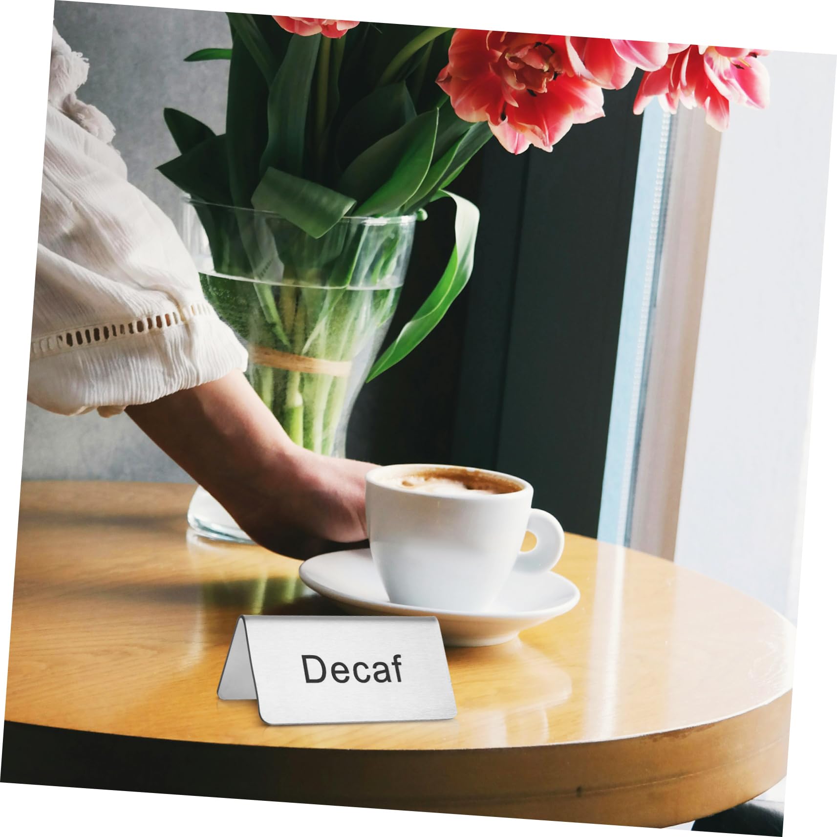 BESPORTBLE 5-teiliges Edelstahl Tisch- Und Zeltschild Set Elegant Für Getränke Display Bei Hochzeiten Partys Und Buffets Drinnen Und Draußen Robust Und Wetterfest