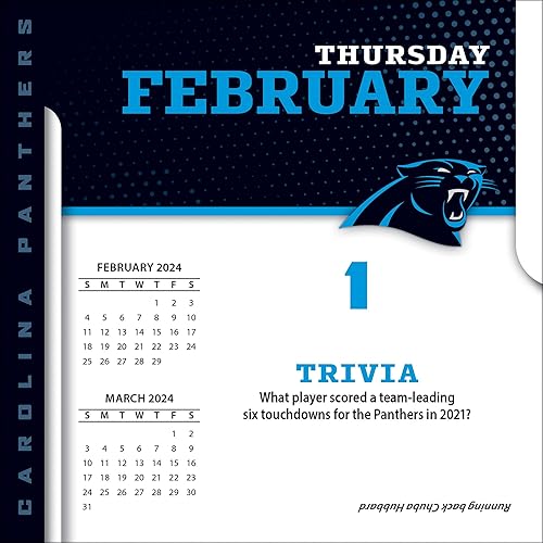 Miniatura 4 de Carolina Panthers 2024 - Caja de calendario