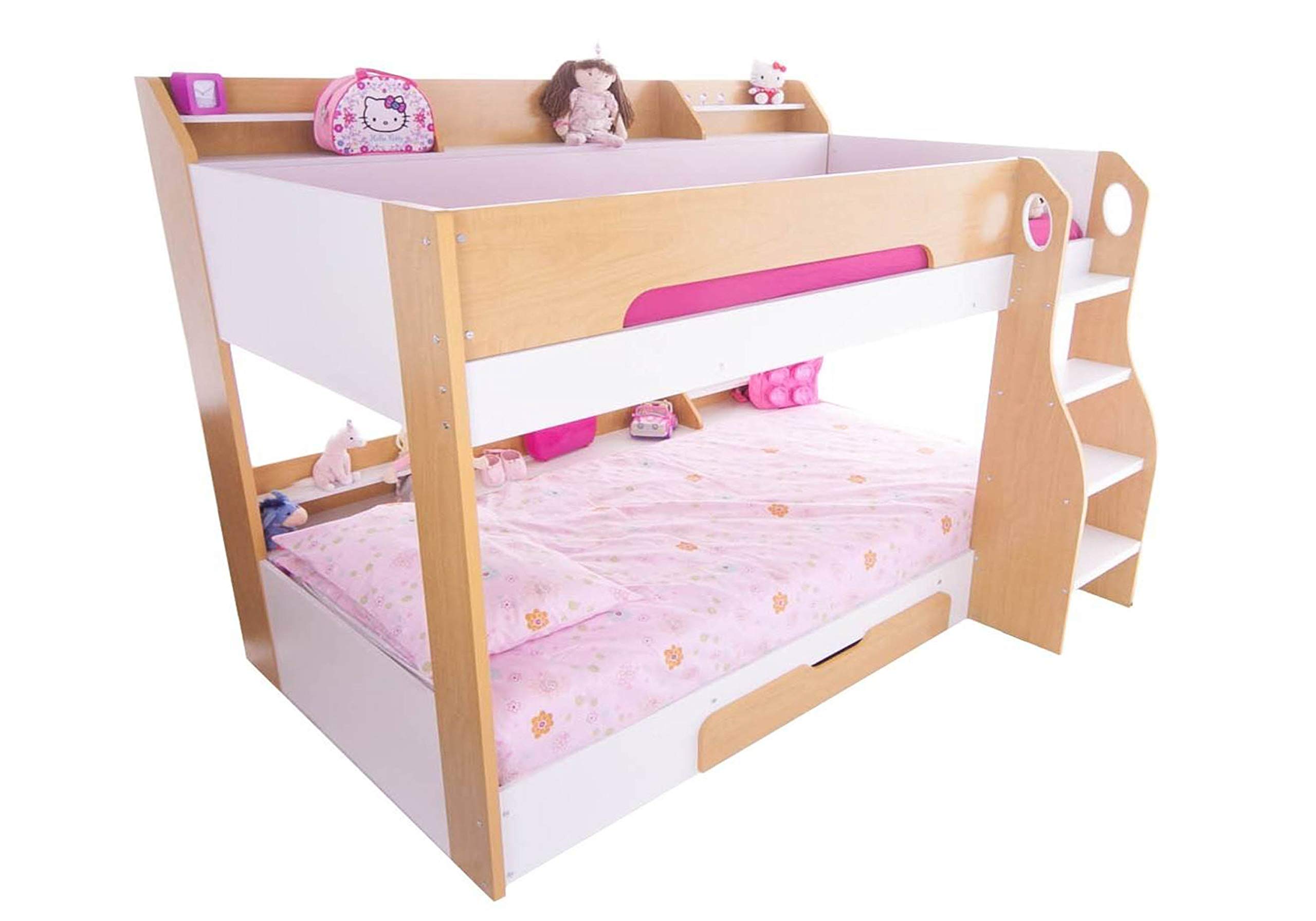 Flair Furnishings Flick Bunk Bed, Wood, Maple