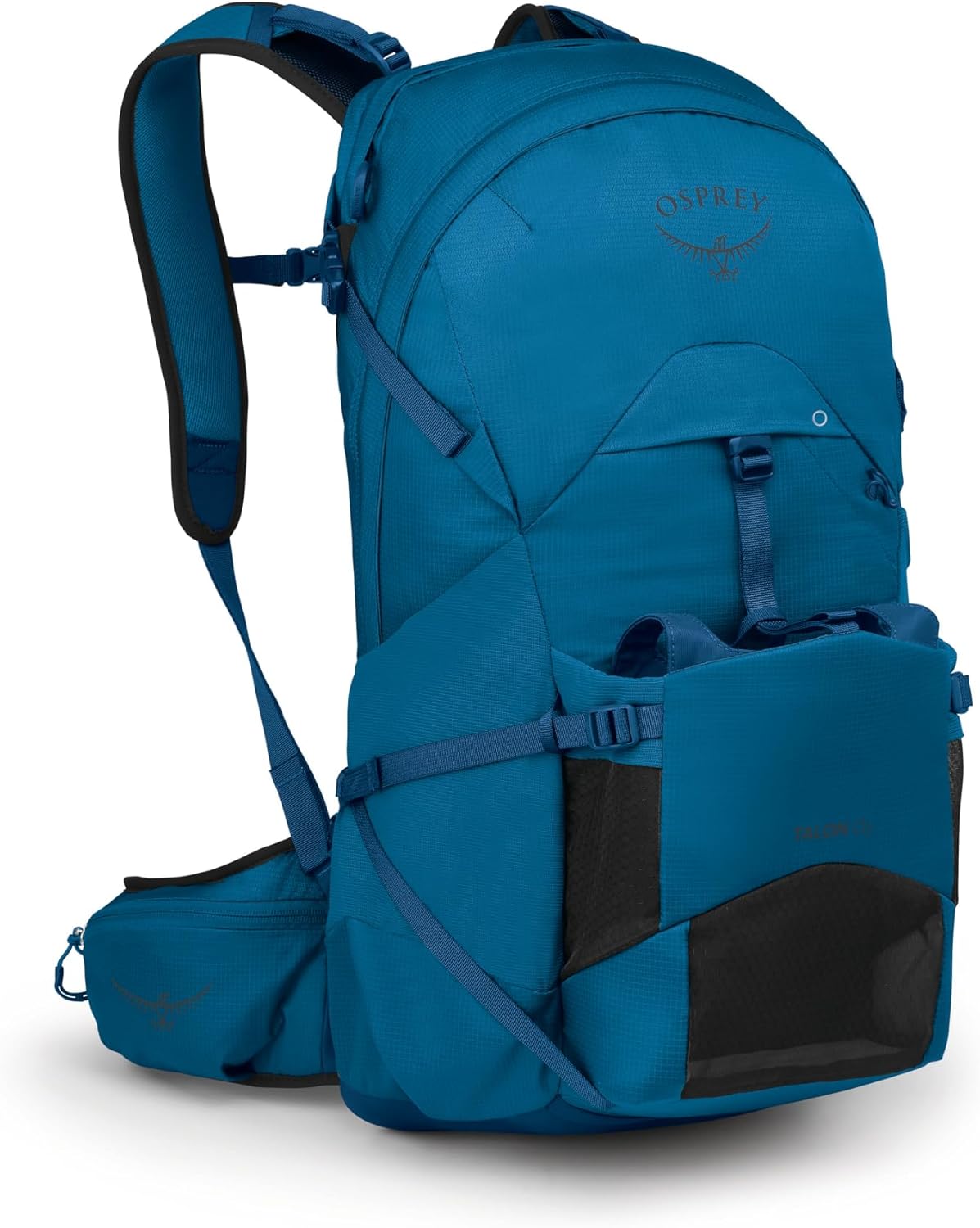 Osprey Talon Oxygen Lightweight Hiking Backpack - Portable, Mobile Oxygen Travel Support - Scoria Blue/Night Shift