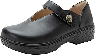 Alegria Women's Opheliah Comfort Shoes V-Cut Leather Mary Jane