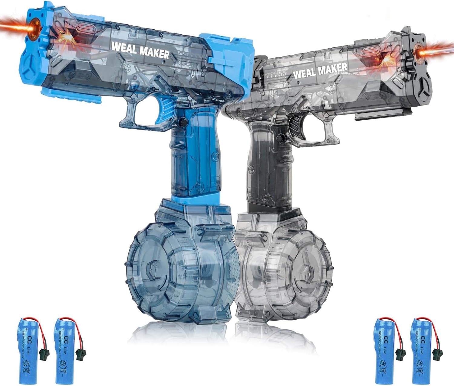 Water Guns for Adults, 2PCS Strongest Shooter Water Pistol Automatic Electric Water Gun High Pressure Powerful Water Squirt Gun, 26FT Long Range Water Gun Pistol Watergun Toy for Summer