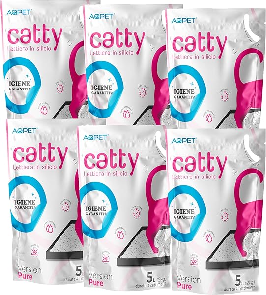 Catty Lettiera Silicio Cristalli 30L Super Assorbente