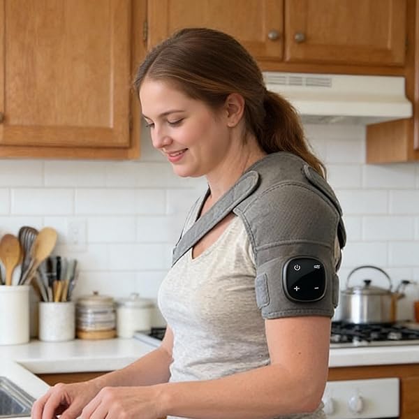 Rejuvacare Shoulder Massager - The Official Triple Method - Heat, Massage & Compression for Shoulder Relief - 5