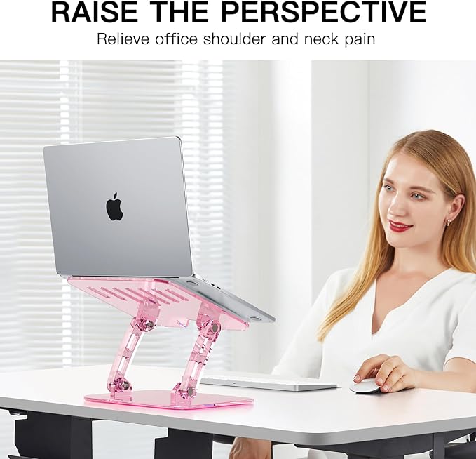 Soporte Ajustable Acrílico para Laptop 10-17.3" miniatura 3
