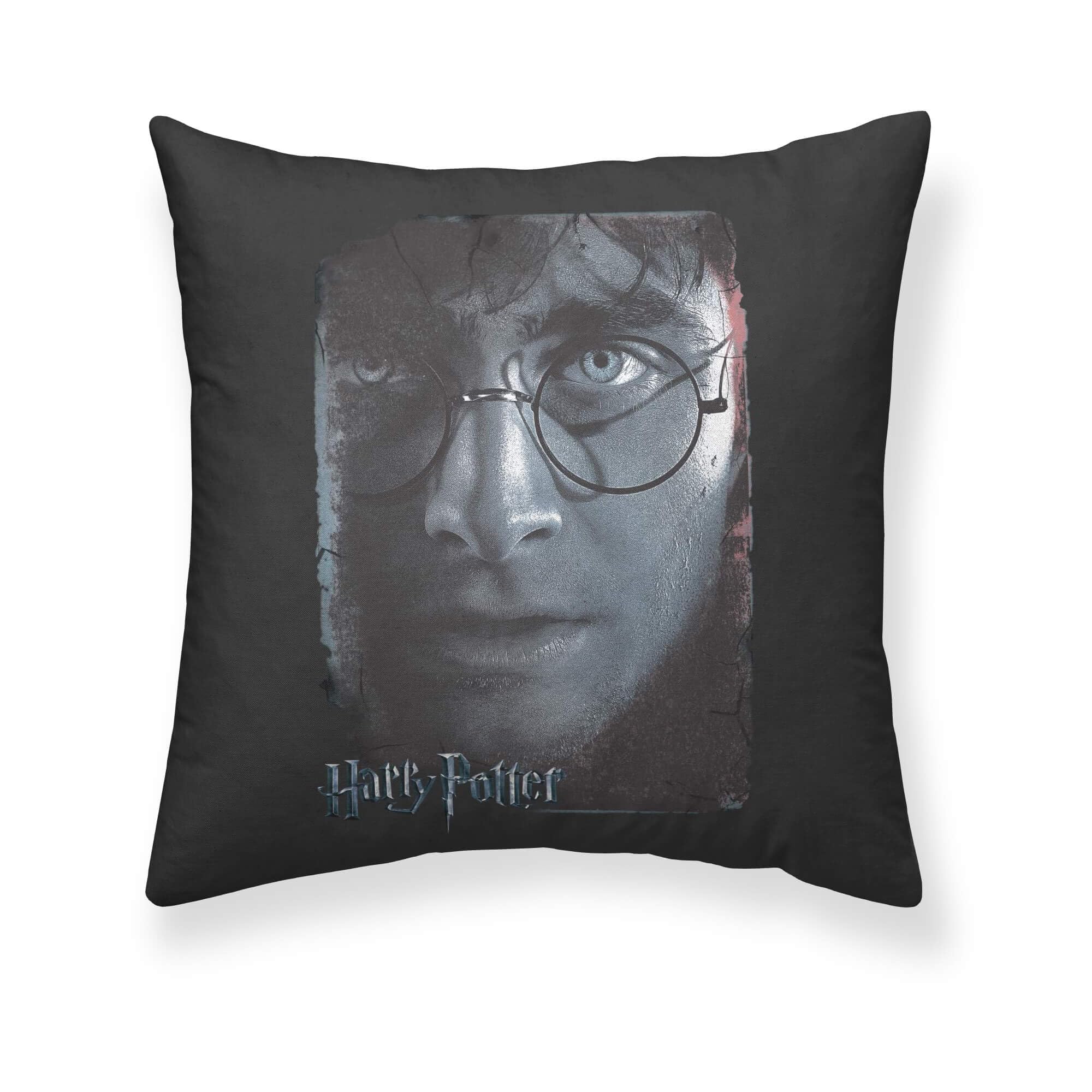 BELUM | Harry Potter Cushion Cover Size: 50 x 50 cm – Model: Harry Potter Grey A – Fabric: Half Panama 100% Cotton, 250 g.