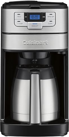 Cuisinart Automatic Grind & Brew 10-Cup Coffee Maker with Blade Grinder