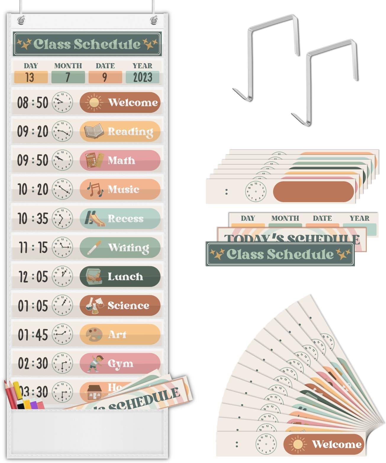 Boho theme Daily Schedule