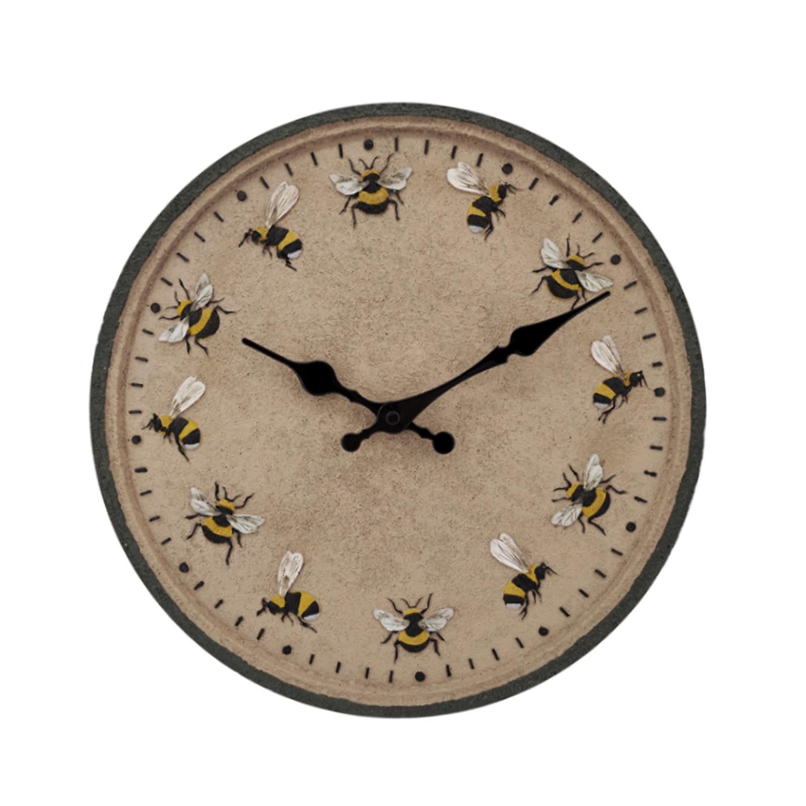 Orologio da Parete in Resina Impermeabile, Leggero, di qualità, con Decorazioni a Forma di Ape, Diametro 30 cm, per casa e Ufficio