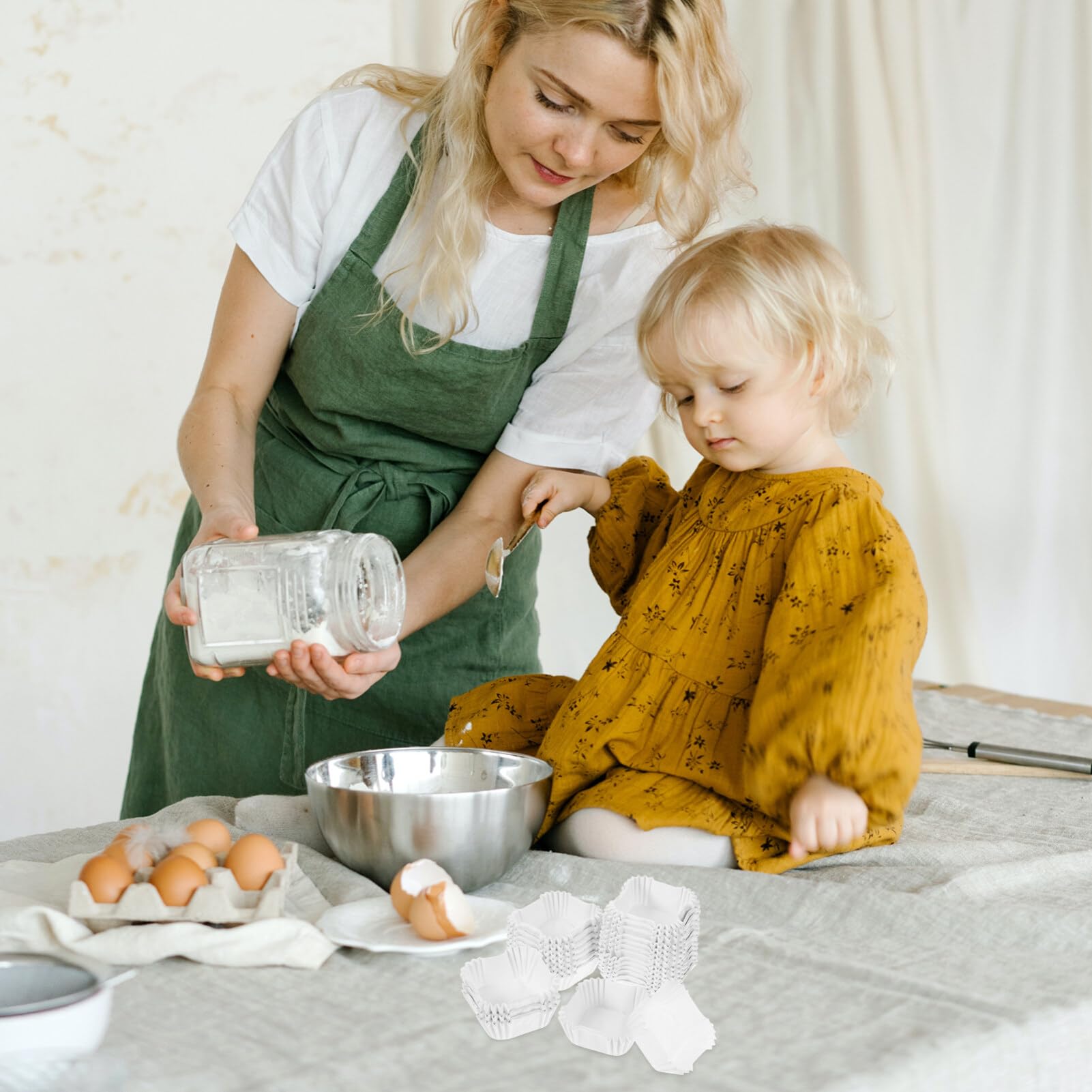 Lot De 100 Caissettes De Cuisson En Papier - Sans Odeur - Encres De